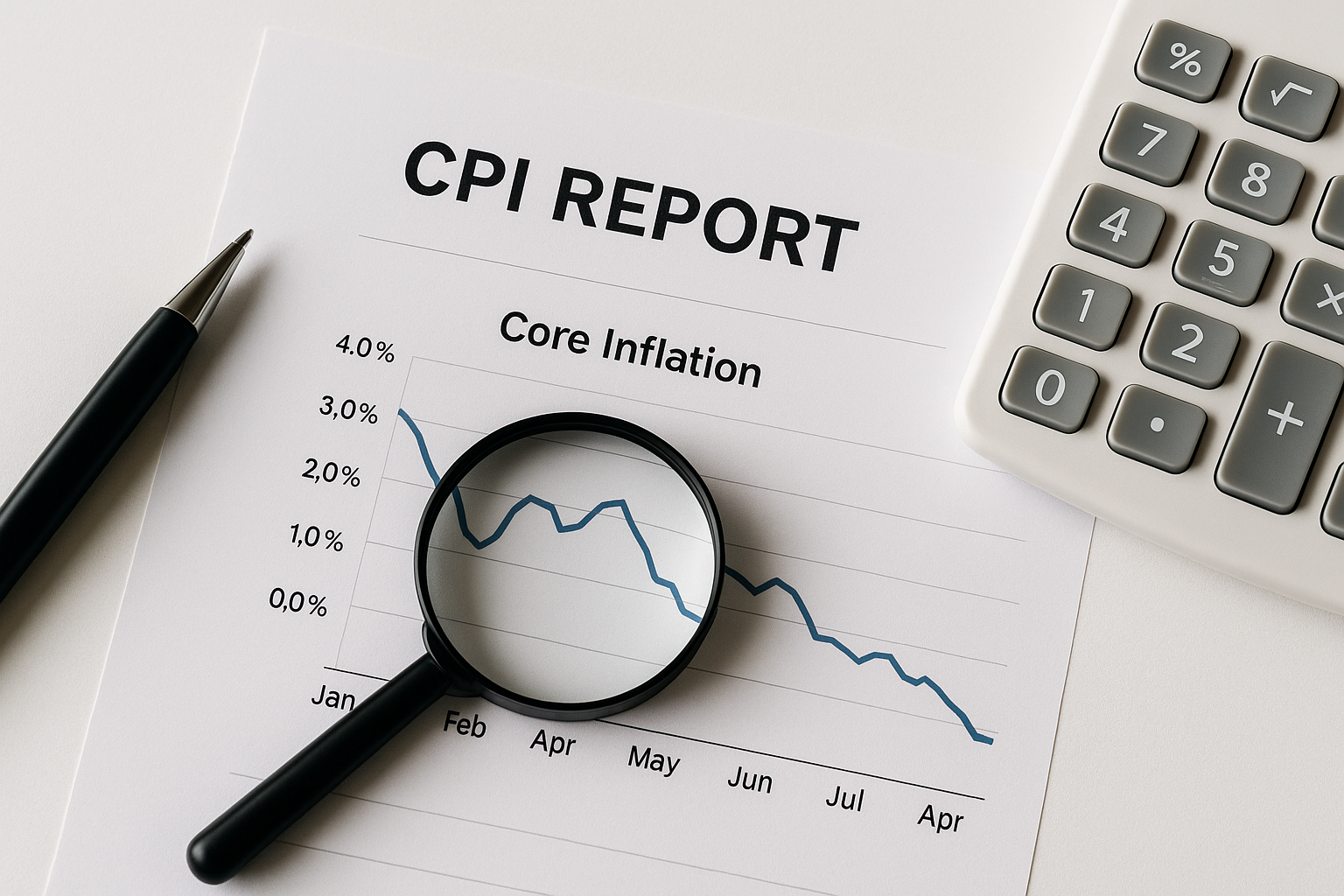 CPI 보고서 분석: 5년 만에 최저치로 둔화된 핵심 인플레이션 지표 대표 이미지