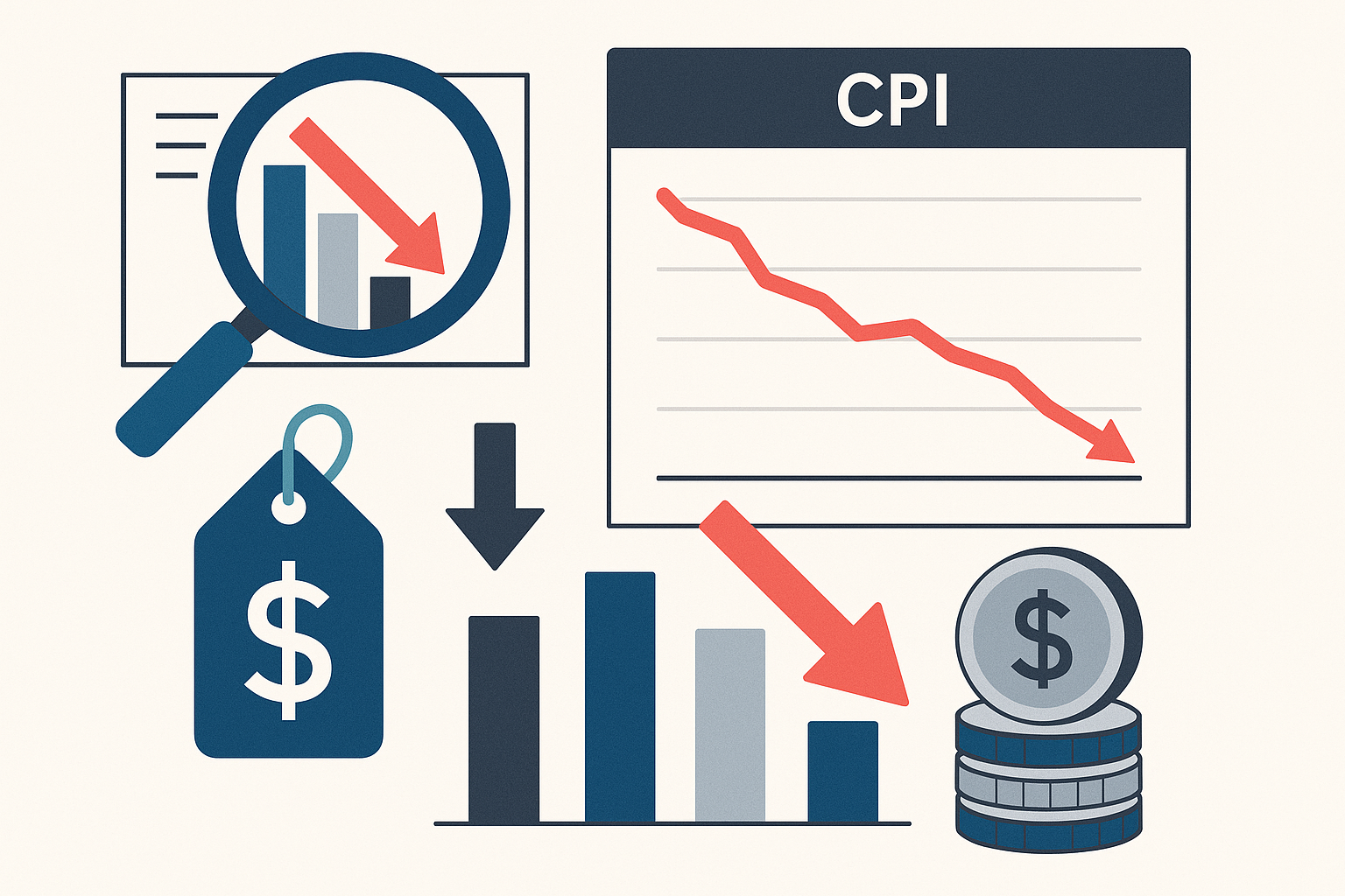 CPI 보고서 분석: 5년 만에 최저치로 둔화된 핵심 인플레이션 지표 본문 인사이트 이미지