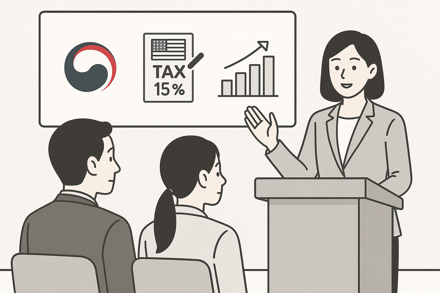 정부, 미국 15% 관세 무효 판결에 따른 국내 기업 지원 방안 발표 인사이트 이미지